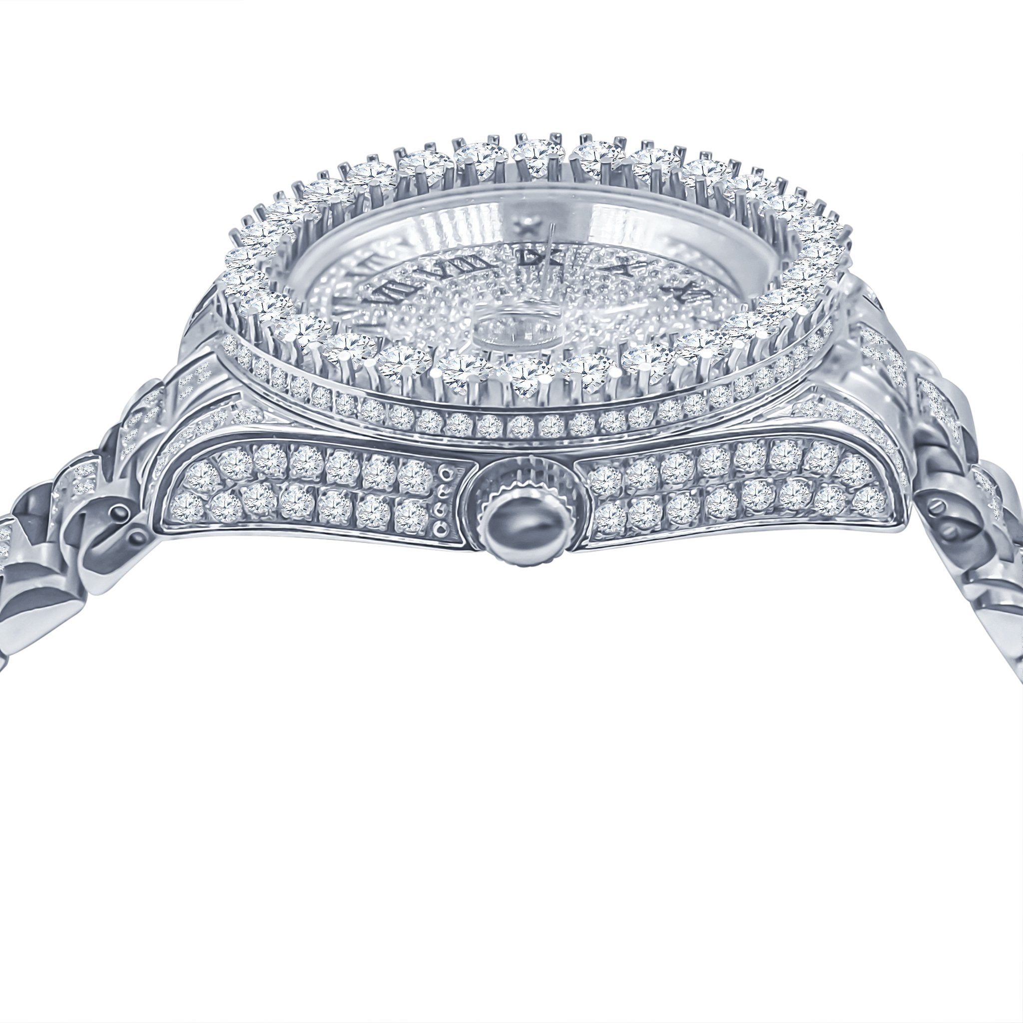 Forte Stainless Steel Watch – Cubic Zirconia, Japan Movement