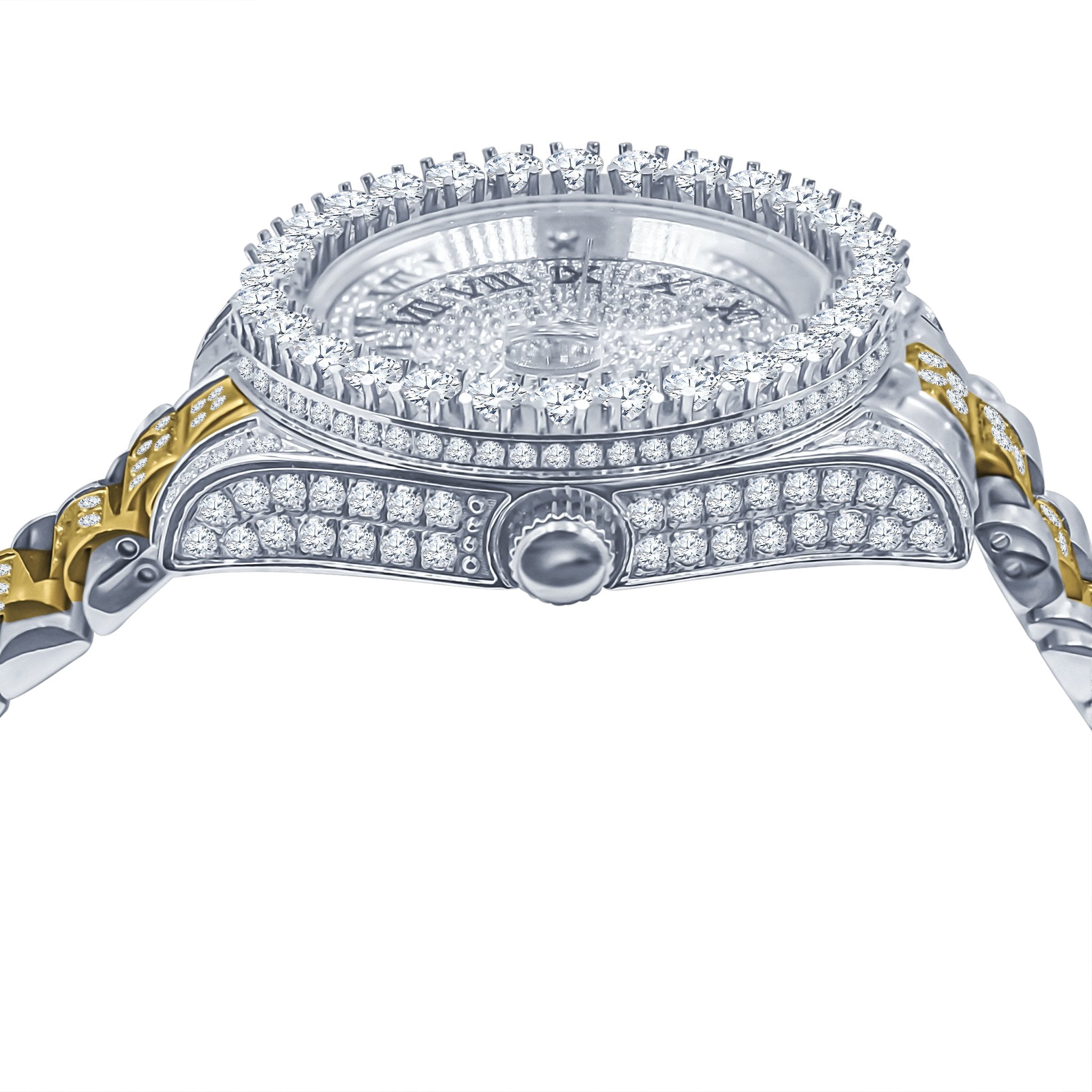 Forte Stainless Steel Watch – Cubic Zirconia, Japan Movement