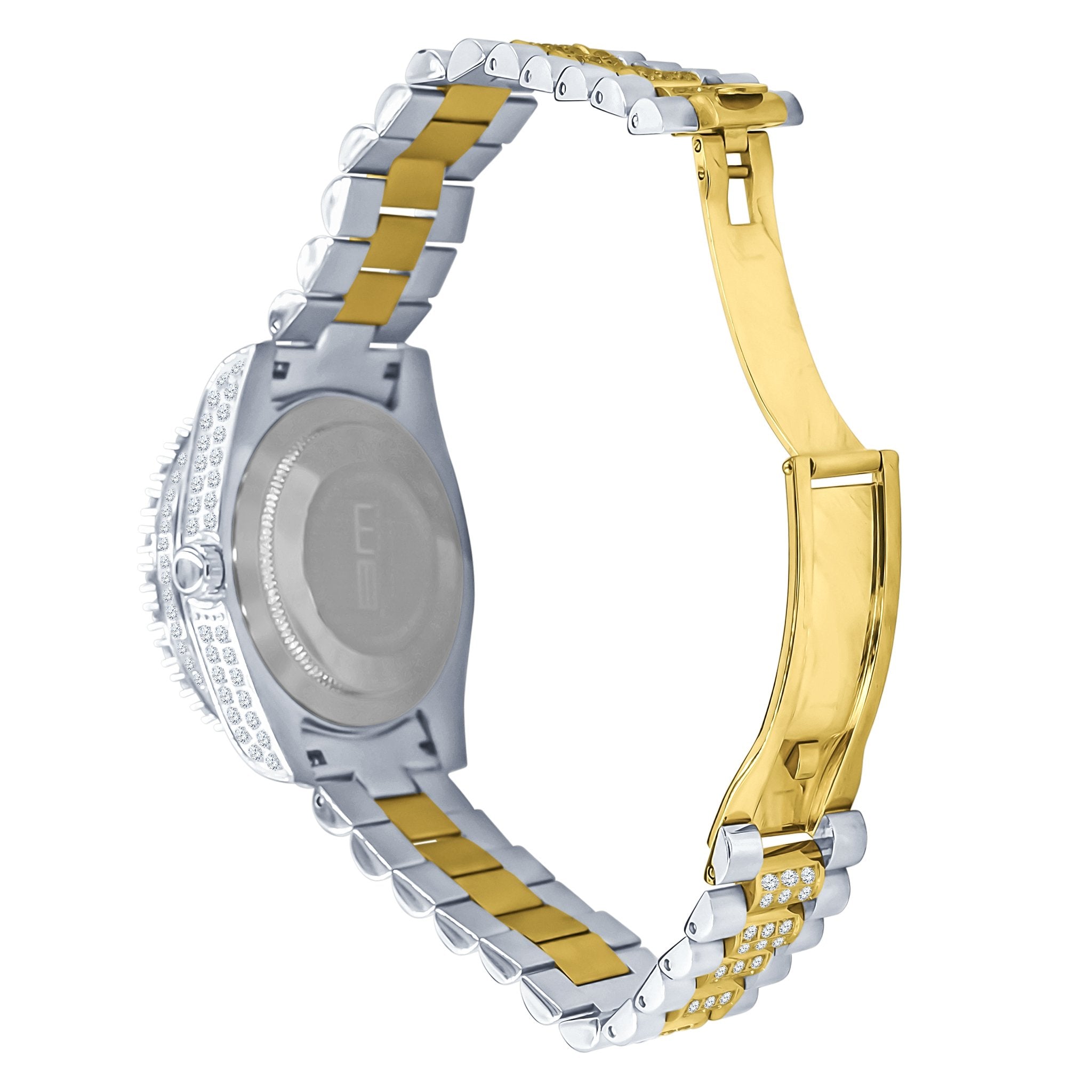 Forte Stainless Steel Watch – Cubic Zirconia, Japan Movement