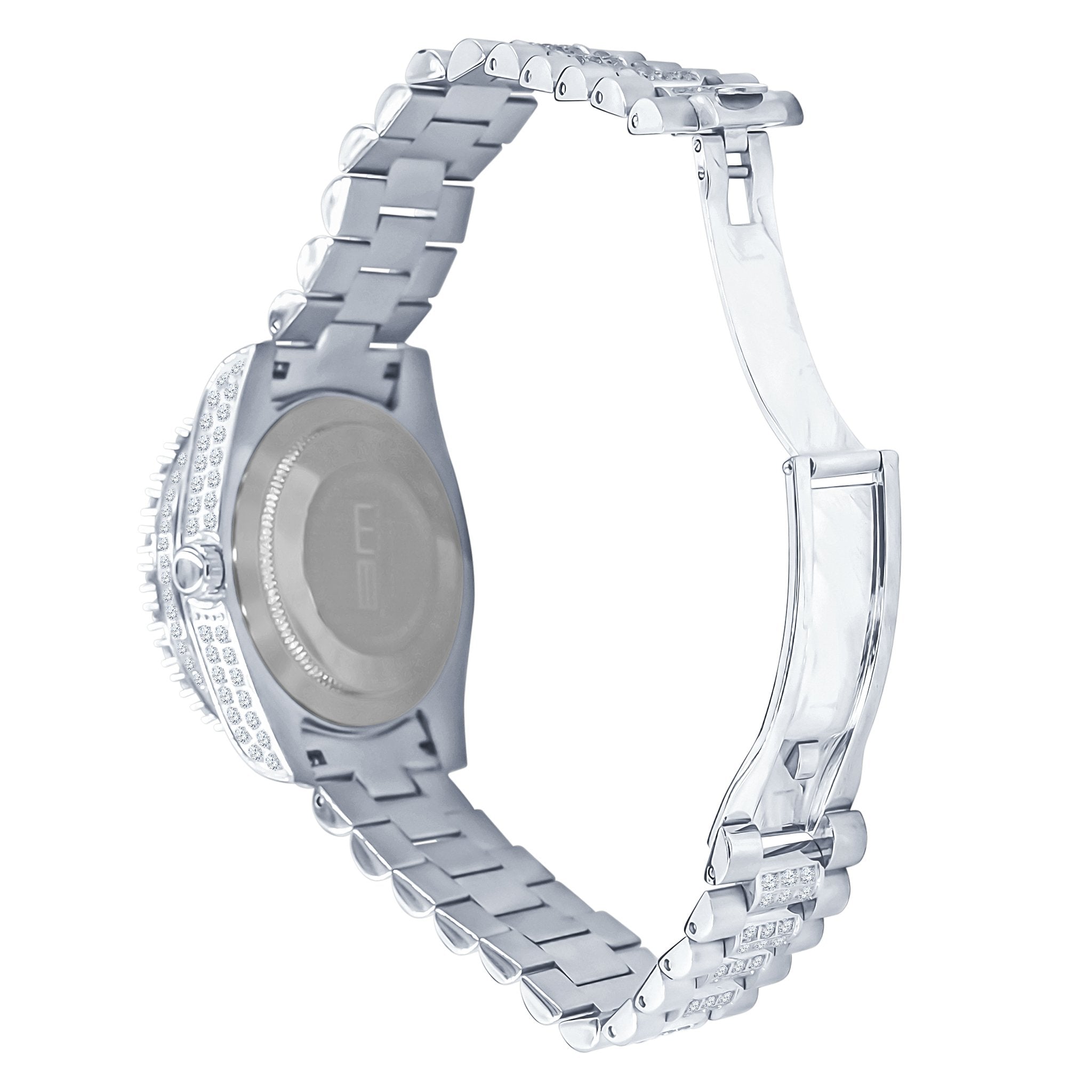 Forte Stainless Steel Watch – Cubic Zirconia, Japan Movement