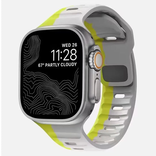 Premium Soft Silicone Apple Watch Band - Ultra Compatible (49mm-41mm)