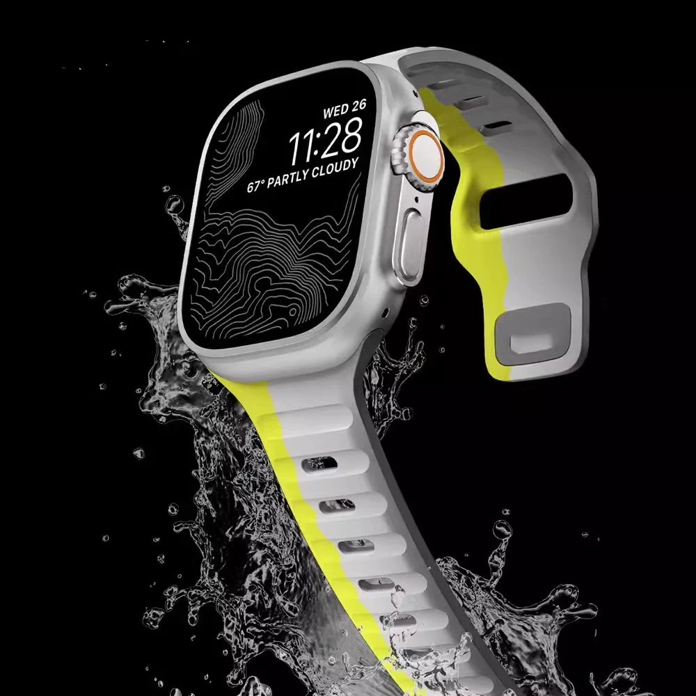 Premium Soft Silicone Apple Watch Band - Ultra Compatible (49mm-41mm)